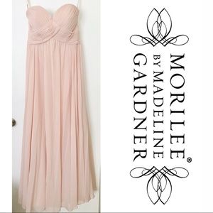 MoriLee Blush Bridesmaid’s Dress Floor-length